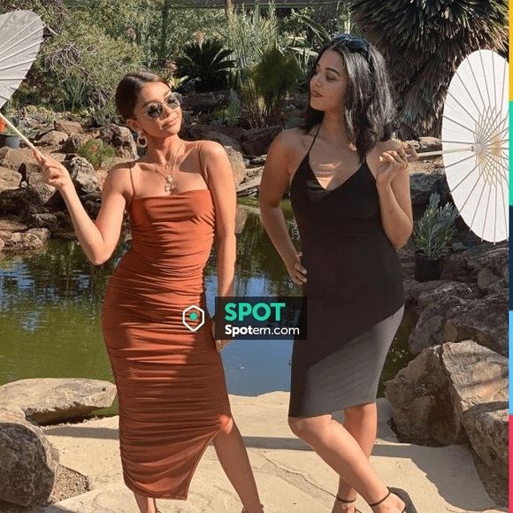 NastyGal Orange Midi Dress - Picture 2 of 8